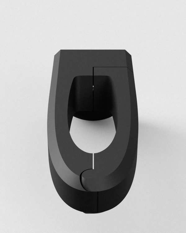 watts and grams mount for Garmin Varia rear light, top view.